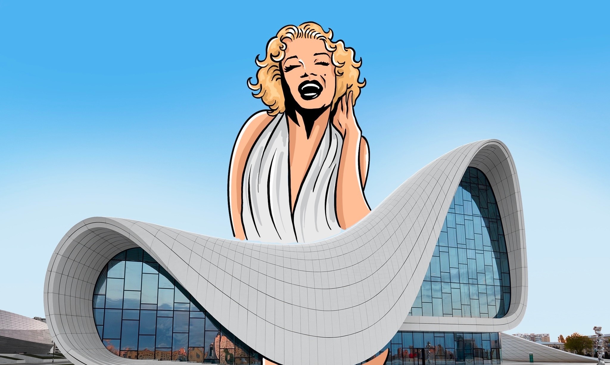 Ngắm nhìn những công trình kiến trúc trở nên sinh động hơn qua các tác phẩm hội họa đẹp mắt