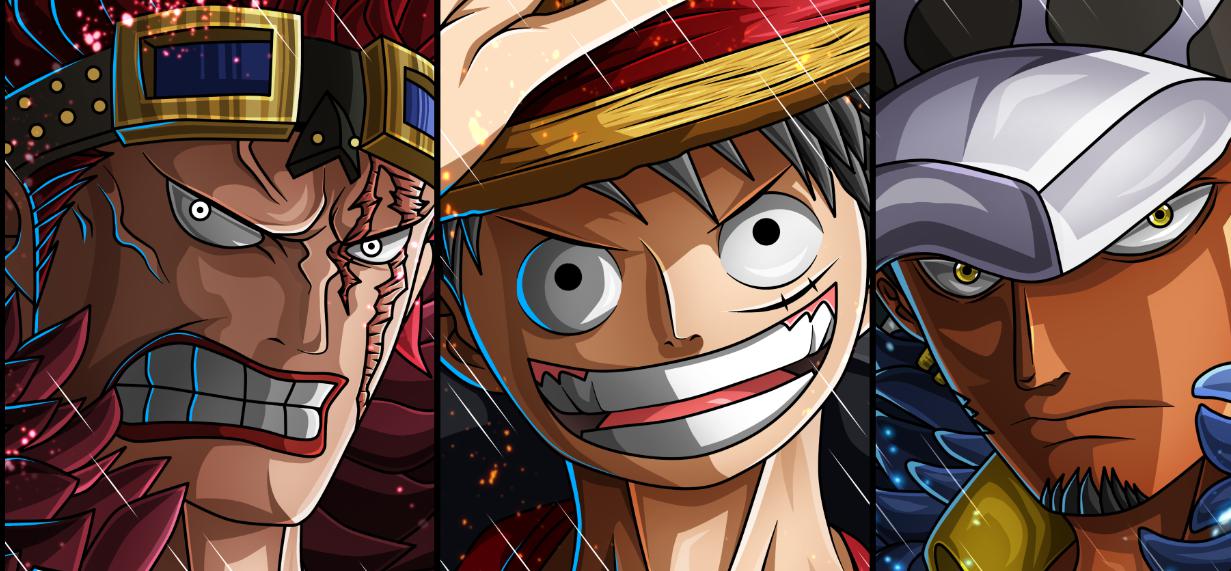One Piece: Giải thích chi tiết lý do Luffy, Law, Kid có cùng số tiền truy nã là 3 tỷ Beli