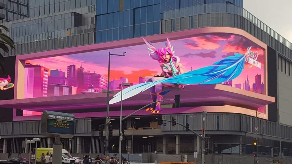 Riot Games "chi bạo" mua quảng cáo 3D để quảng bá cho Vệ Binh Tinh Tú 2022 của Tốc Chiến