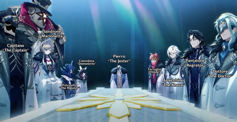 Genshin Impact: Leaker hé lộ bất ngờ - Gần như tất cả Quan Chấp Hành Fatui đều có thể chơi được trong tương lai