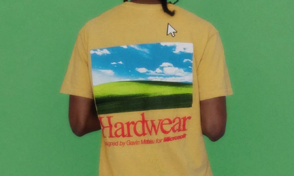 Microsoft ra mắt bộ sưu tập quần áo đi kèm hình nền Windows XP với giá không hề rẻ