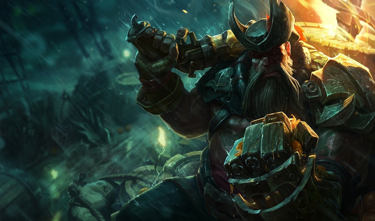 Gankplank bị chỉnh sửa trên máy chủ PBE LMHT, đầu trận nát hơn nhưng cuối trận "imba" hơn