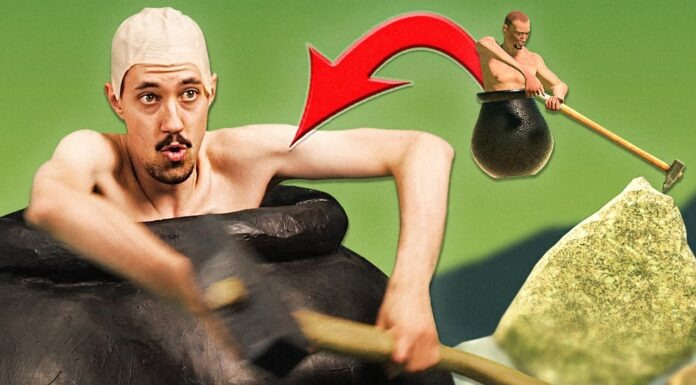 Nam streamer tự hóa thân nhân vật Getting Over It để có cảm giác chơi game ngoài đời thực