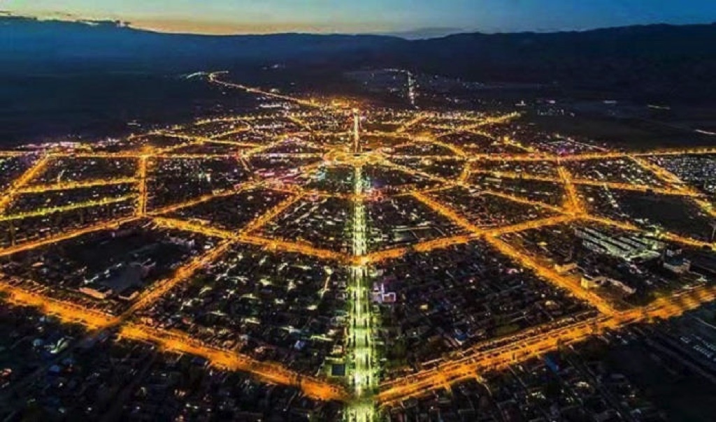 Tekesi - Thành phố thiết kế bố cục hình Bát Quái độc lạ tại Trung Quốc