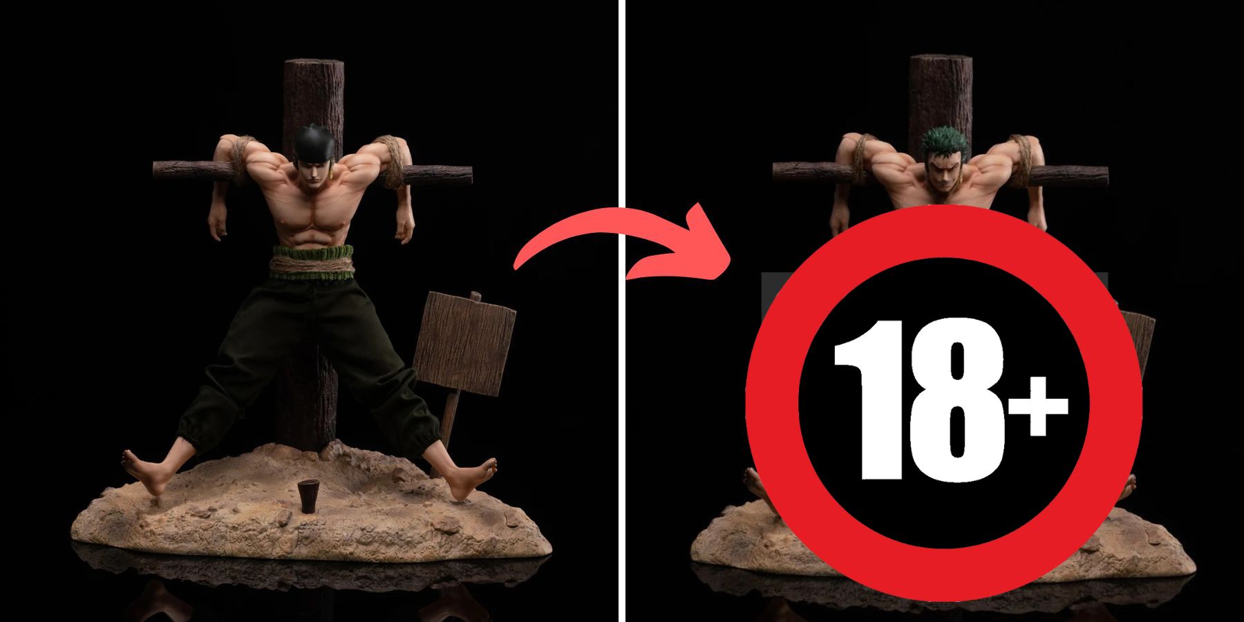 CĐM phát sốt với figure Zoro One Piece 18+, không thể đổi dáng nhưng vẫn 'thiên biến vạn hóa'?!