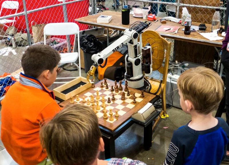 AI-powered chess robot causes a boy to break his finger