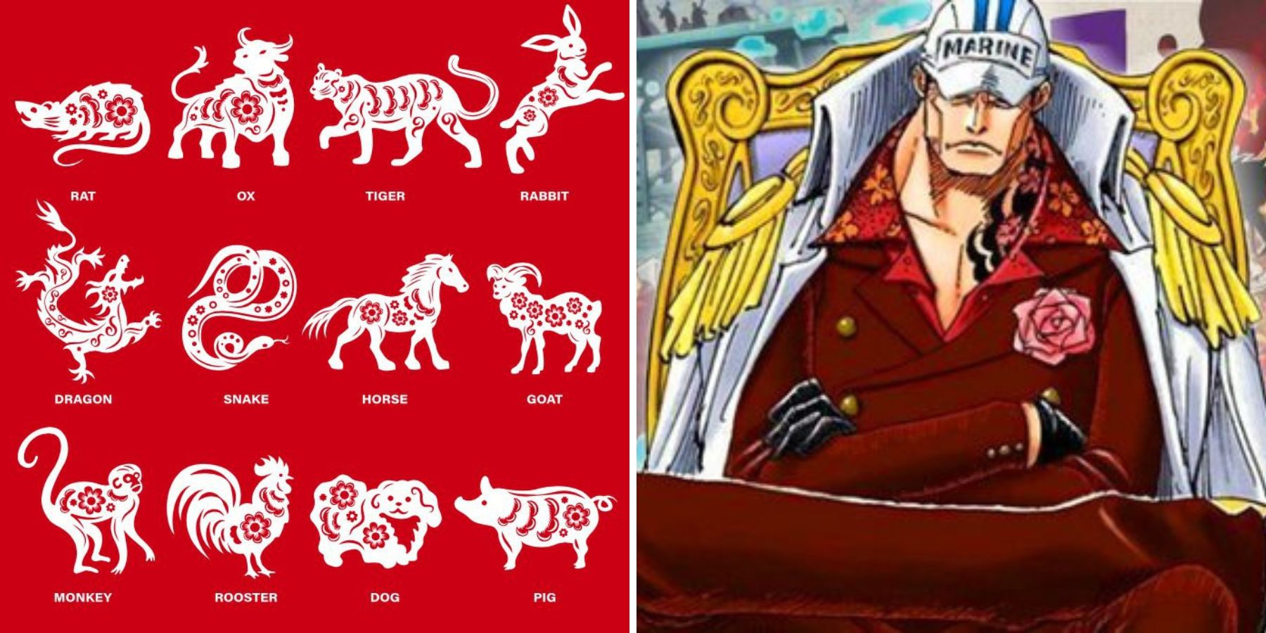 One Piece: Các đô đốc, phó đô đốc Hải Quân được đặt tên dựa trên 12 con giáp!