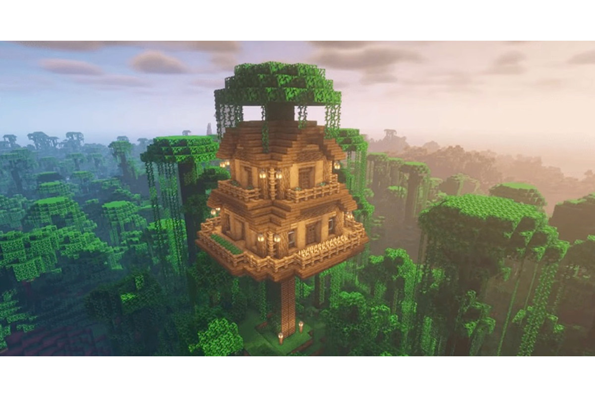 Minecraft: 10 biệt phủ trong rừng đẹp nhất trong thế giới khối vuông