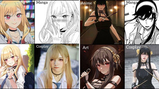 Rung động với so sánh waifu anime, manga cosplay, fanart: Phiên bản nào mới là chân ái cho 'wibu'?