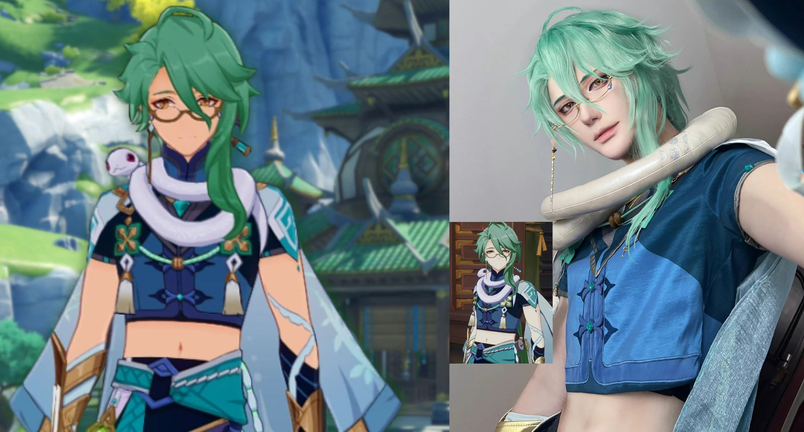 Genshin Impact: Đây có phải là Baizhu ngoài đời thực mà bạn hằng mong ước?