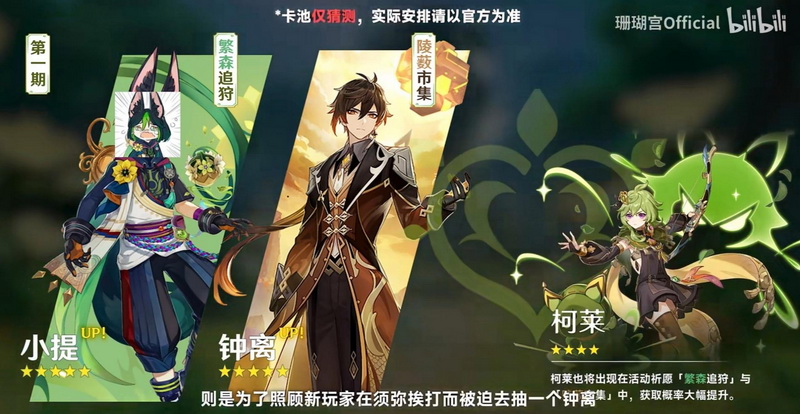 Genshin Impact: Leaker hé lộ Banner chính thức của 3.0 và lịch rút ngắn thời gian bản cập nhật sắp tới