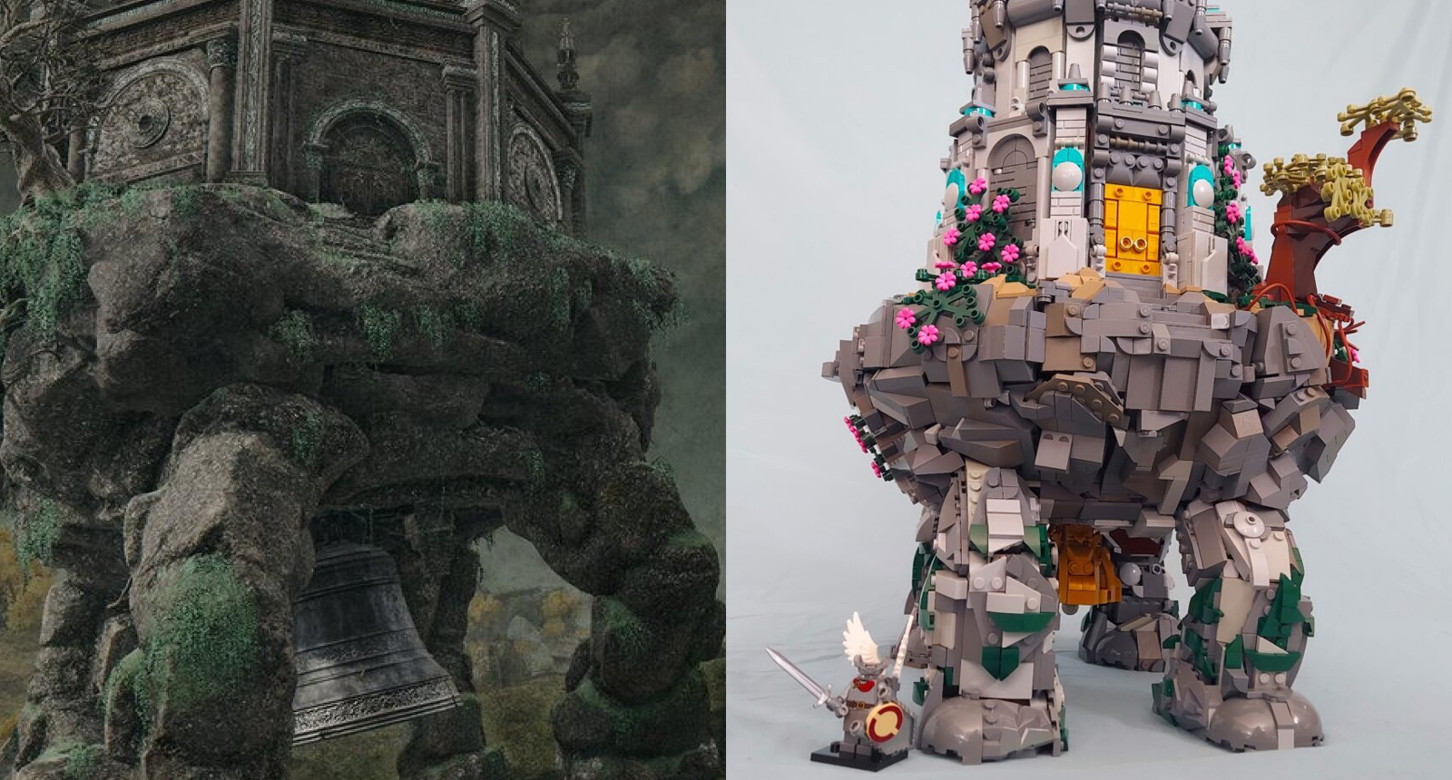 Wandering Mausoleum của Elden Ring dưới dạng LEGO siêu chất, nặng bằng cả 2 con mèo nhà