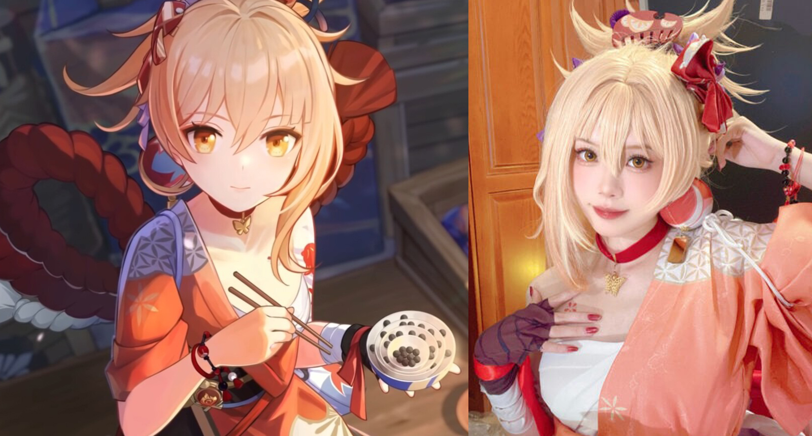 Genshin Impact: Chiêm ngưỡng sự xinh đẹp và hồn nhiên của Yoimiya khi bước ra ngoài đời thực