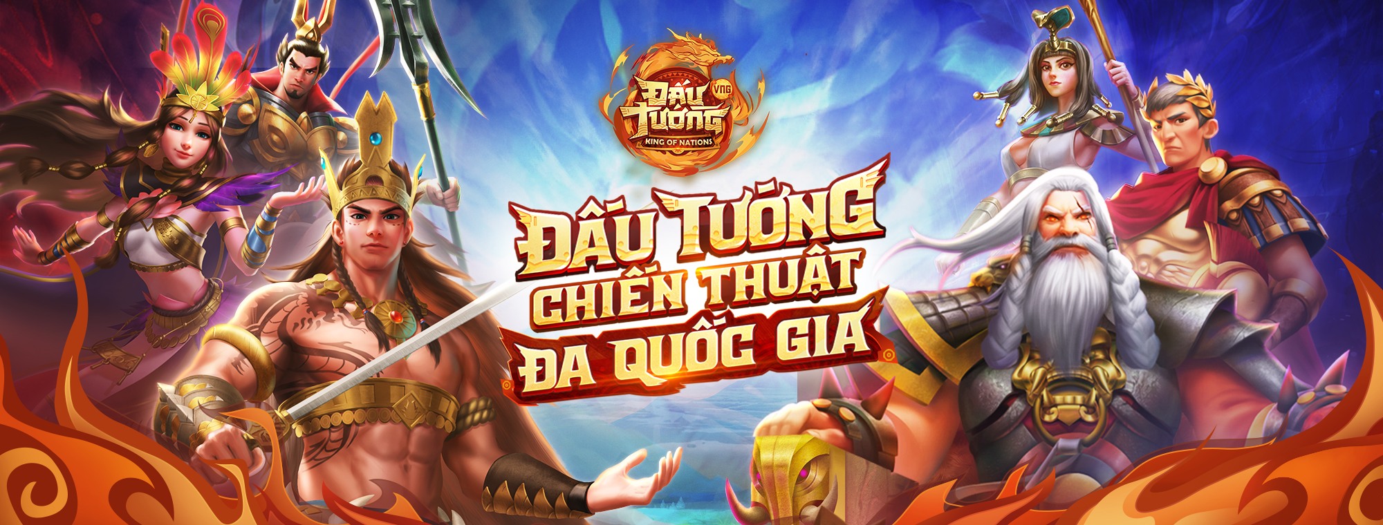Tựa game chiến thuật đa quốc gia Đấu Tướng VNG “chơi lớn" tặng ngay Thần Tướng Việt Nam kèm loạt Vipcode dịp ra mắt