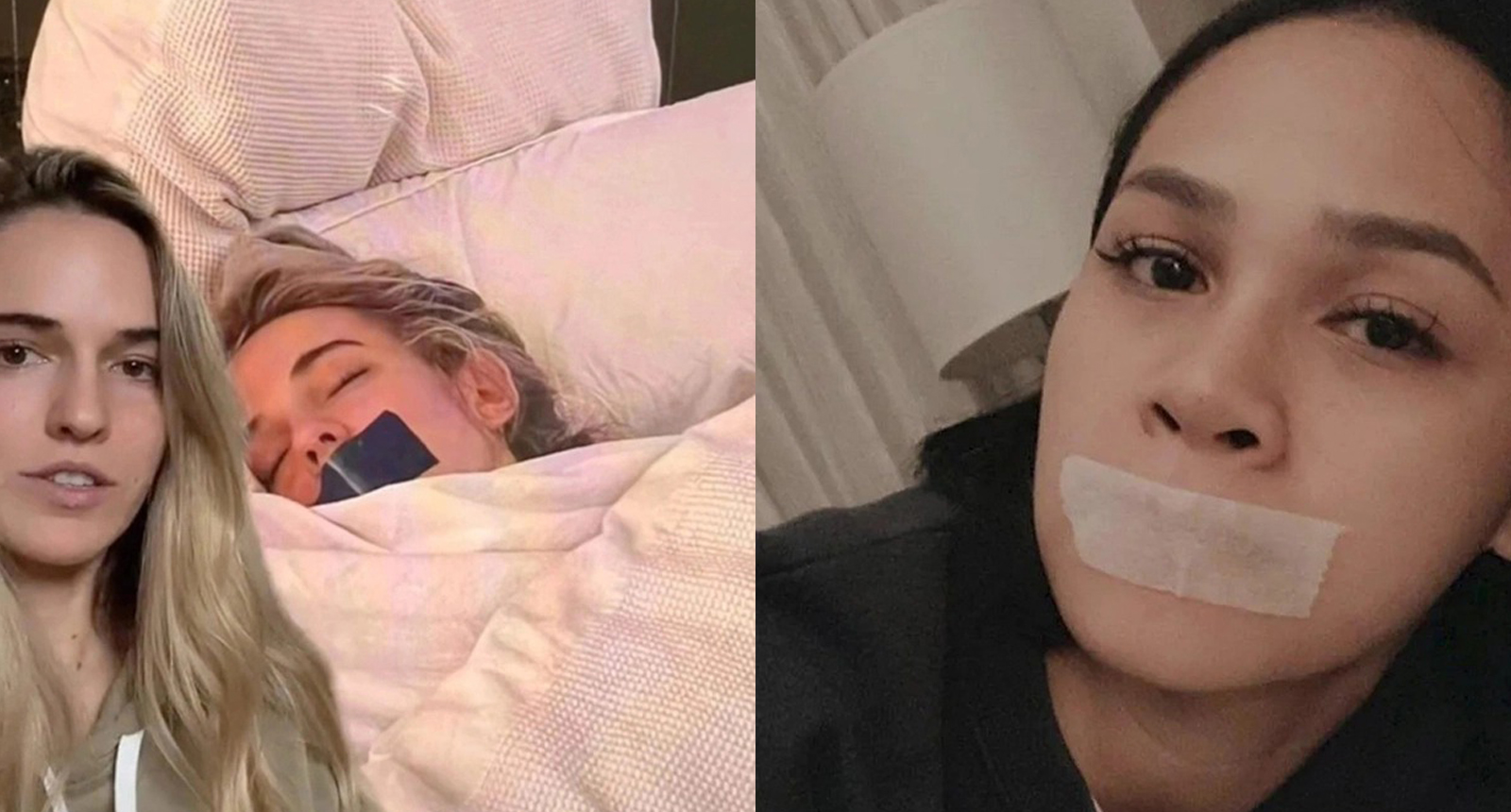 Xuất hiện trào lưu bịt băng dính lên miệng để chống ngáy trên TikTok - Hành động gây nguy hiểm cho người thực hiện