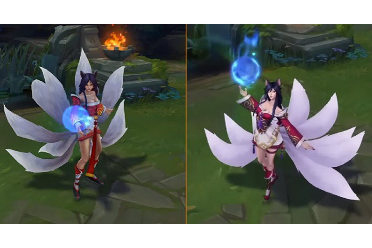 LMHT: So sánh sự khác biệt giữa Ahri bản cũ và bản đã tân trang ngoại hình