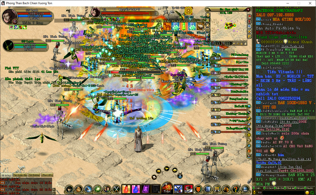 Game thủ Phong Thần chia làm hai phe cướp lương và vận lương ngày Thiên Y Cung ra mắt