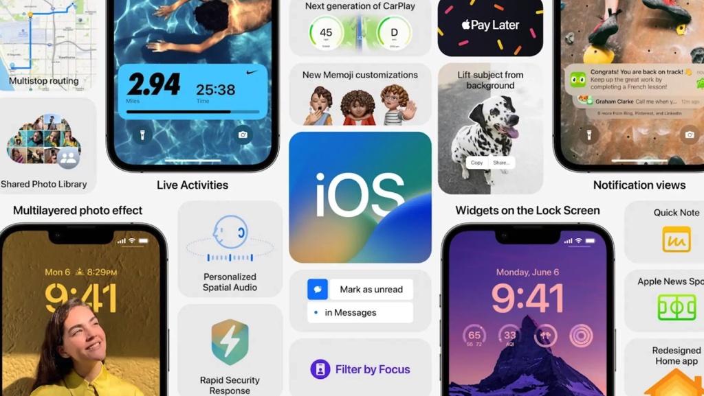 Tổng hợp các tính năng có trên iOS 16: Tuỳ chỉnh Màn hình khoá, chỉnh sửa/ xoá iMessage,...