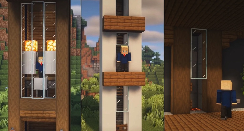 Minecraft: 3 thiết kế thang máy vô cùng hữu ích mà bạn có thể áp dụng