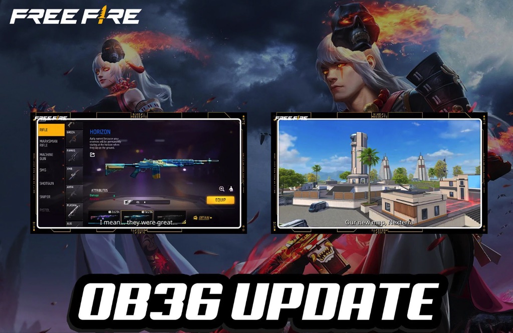 Chi tiết bản cập nhật Free Fire OB36: Súng laser mới, Cơ chế thưởng đội, Nâng cấp súng vĩnh viễn,...
