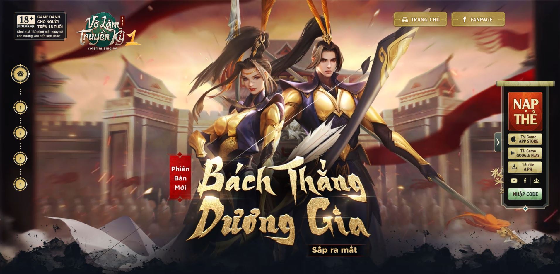 Võ Lâm Truyền Kỳ 1 Mobile ra mắt phái mới Dương Môn, chốn giang hồ thêm một lần náo động  