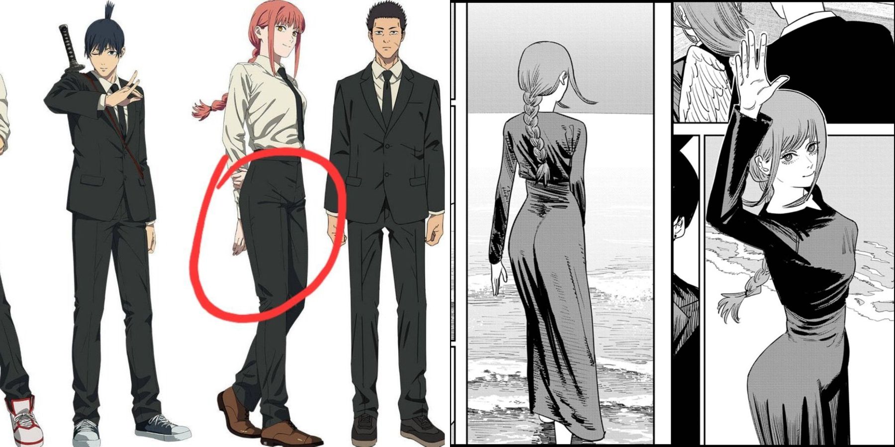 Fan Chainsaw Man phàn nàn vì thiết kế Makima anime quá 'lép' so với manga gốc!