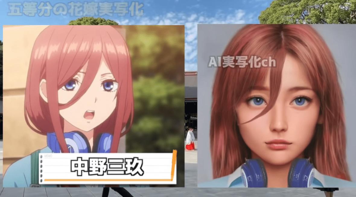 Vỡ mộng với loạt ảnh anime, manga Gotoubun No Hanayome phiên bản người thật!