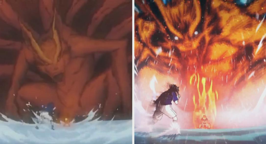 Ngỡ ngàng với sự khác biệt giữa anime Naruto 2002 và video remake năm 2022!