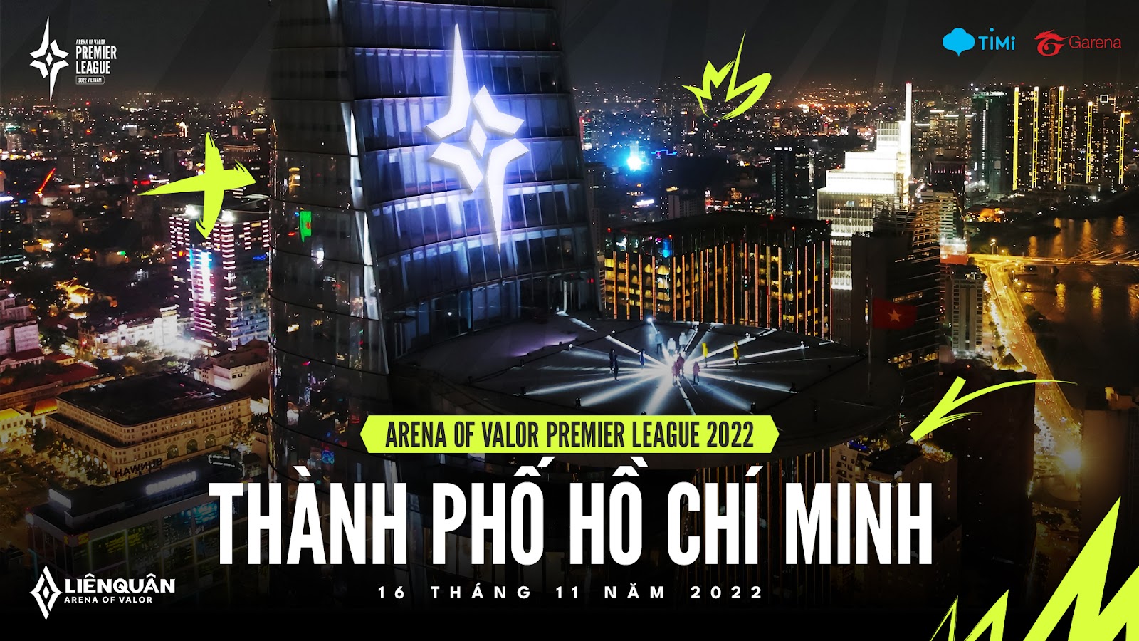 Arena of Valor Premier League (APL 2022) sẽ chính thức khởi tranh tại TP.HCM từ 16 tháng 11