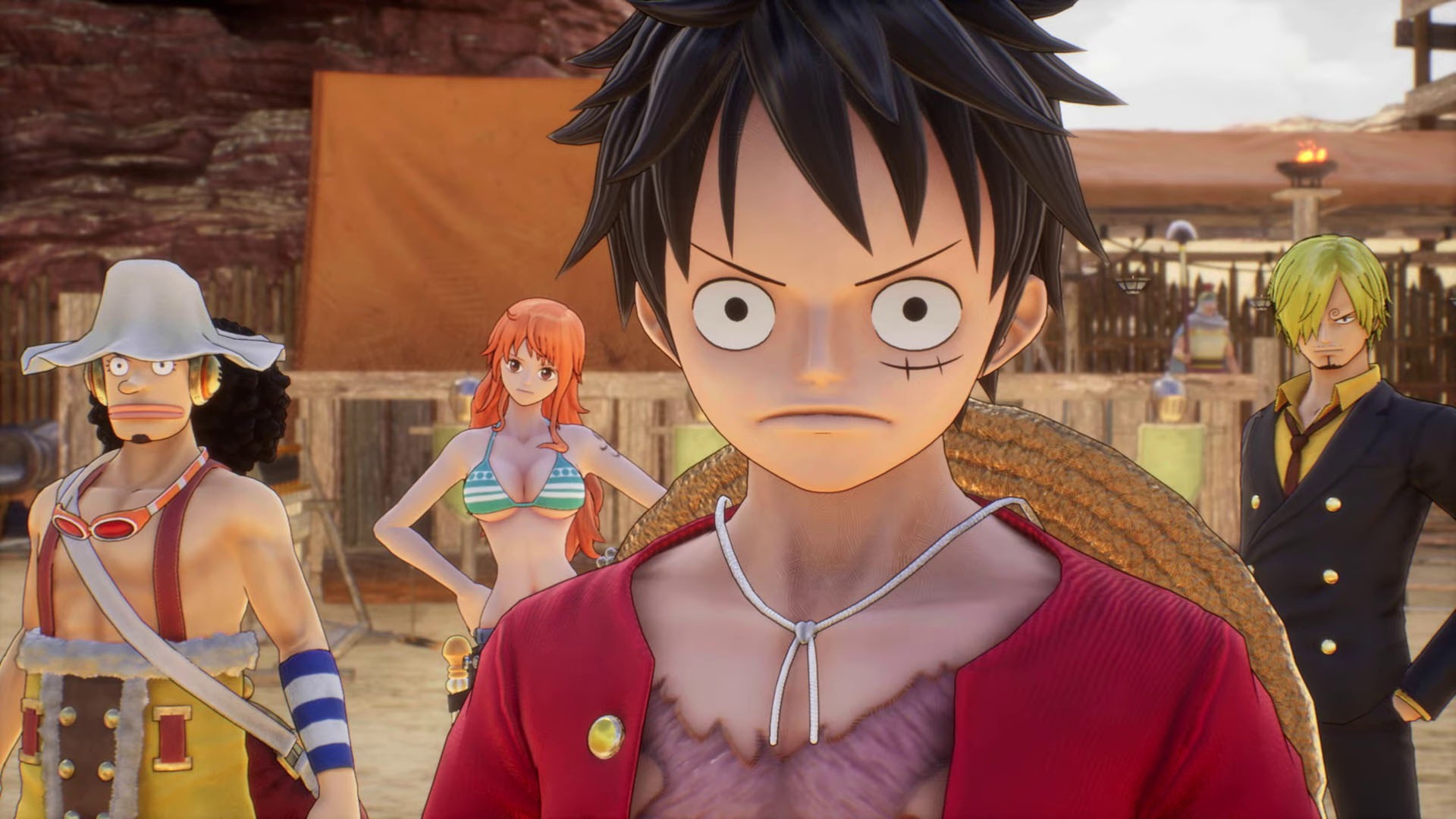 One Piece Odyssey ra mắt trailer giới thiệu thành phố cát Alabasta