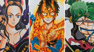 Fanart One Piece: Sẽ thế nào nếu dung hợp băng Mũ Rơm và băng hải tặc Bách Thú của Kaido?