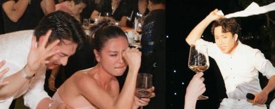 Loạt biểu cảm khó đỡ của dàn sao Việt trong đám cưới Diệu Nhi - Anh Tú