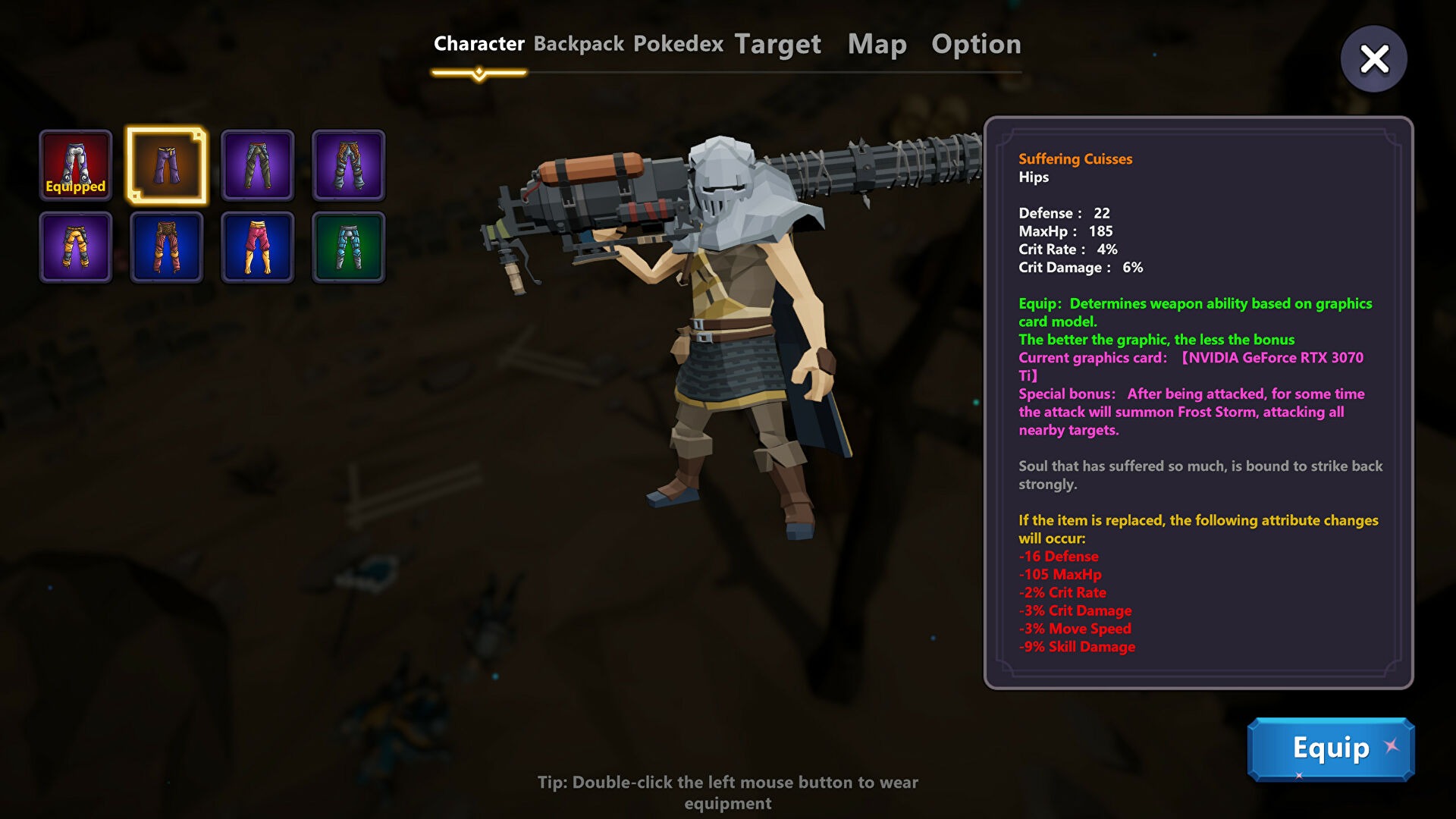 Xuất hiện tựa game nhập vai kì lạ khi Card đồ họa càng xịn thì nhân vật càng dễ chết