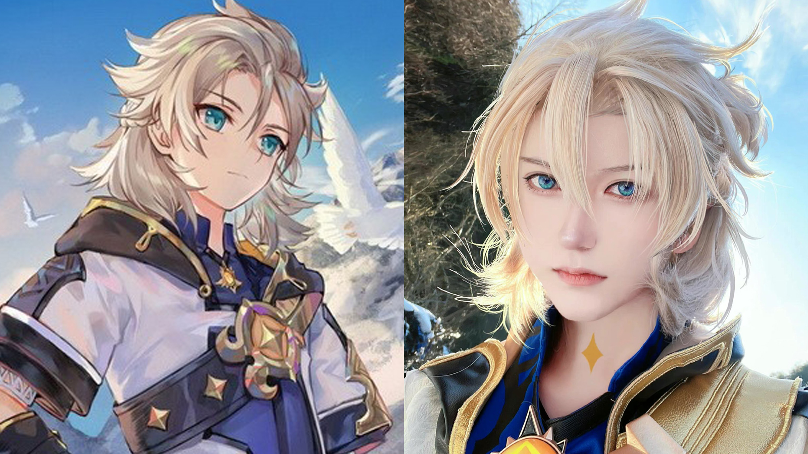 Genshin Impact: Chiêm ngưỡng hình ảnh Albedo bước ra ngoài đời thực đẹp trai hết nấc