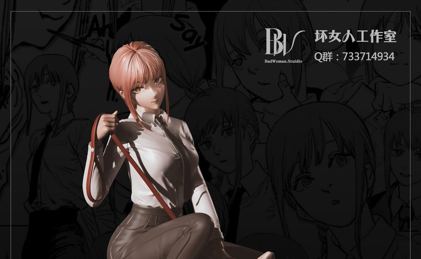 Figure Makima Chainsaw Man NSFW cùng chó cháy hàng vì quá hot!