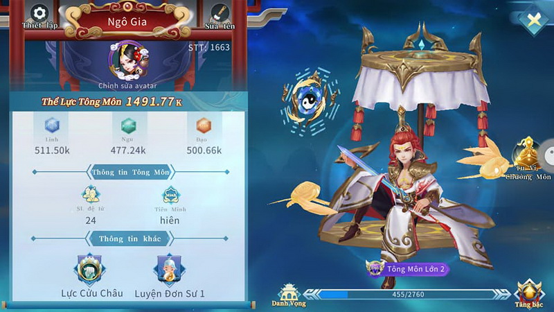 Hướng dẫn cách nhập và tổng hợp Giftcode Đệ Nhất Đại Chưởng Môn mới nhất năm 2022