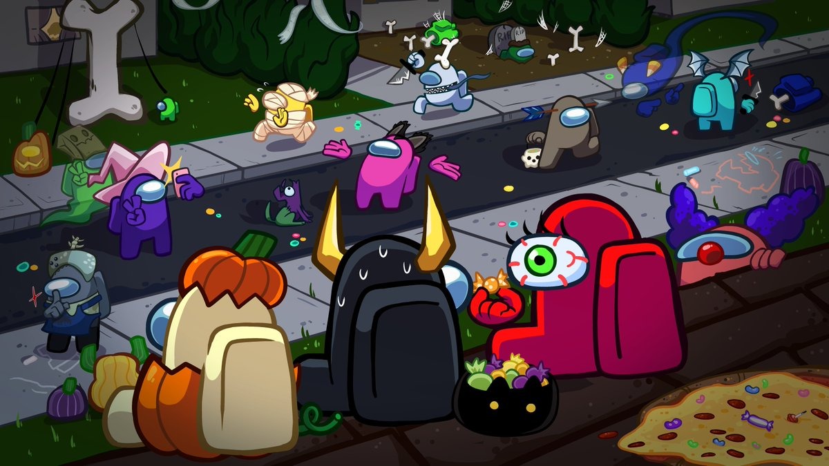 Among Us mang đến bầu không khí Halloween với bản cập nhật mới nhất