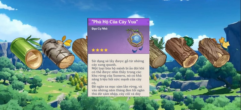 Genshin Impact: Hướng dẫn mẹo farm gỗ như hack nhanh nhất nhờ Trang bị Sumeru