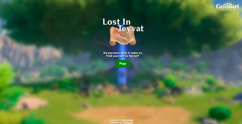 Losinteyvat: Tựa game thử tài hiểu biết Genshin Impact của bạn