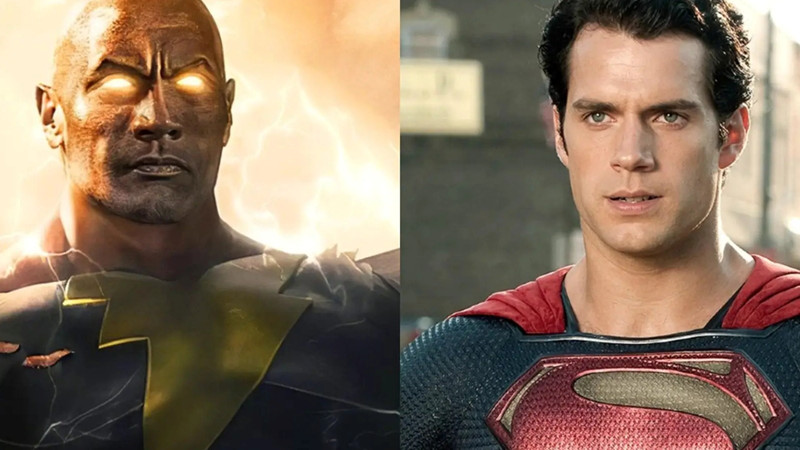 Black Adam vs Superman encounter in the future DC universe