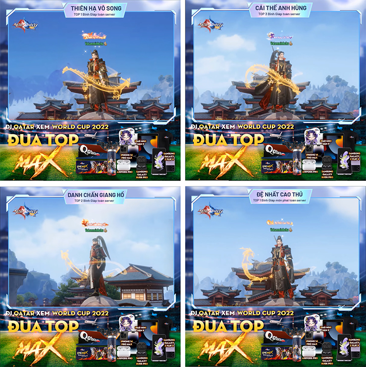 Cao thủ Võ Lâm Truyền Kỳ MAX nhận vé dự World Cup 2022 đã chính thức lộ diện