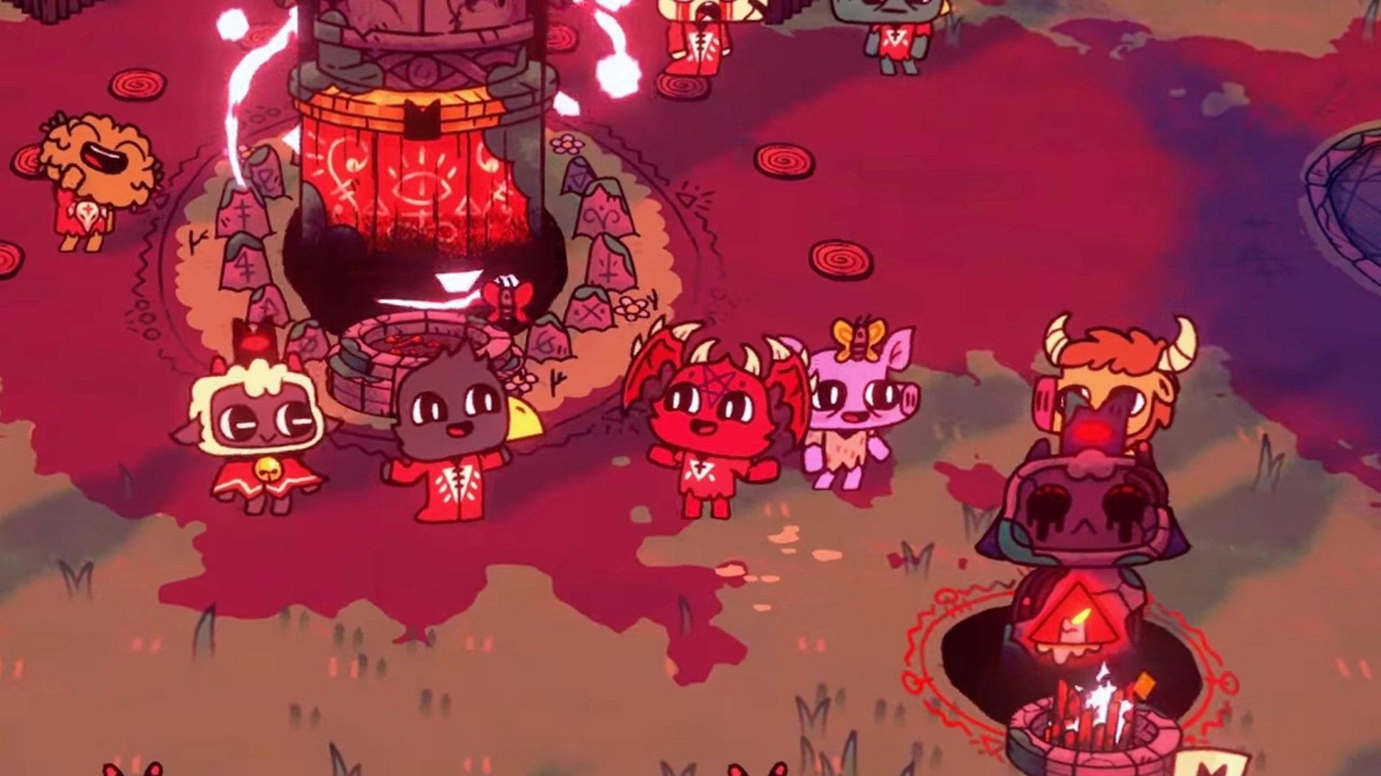 Cult of the Lamb chào đón Halloween bằng sự kiện Lễ hội Trăng Máu vô cùng hấp dẫn