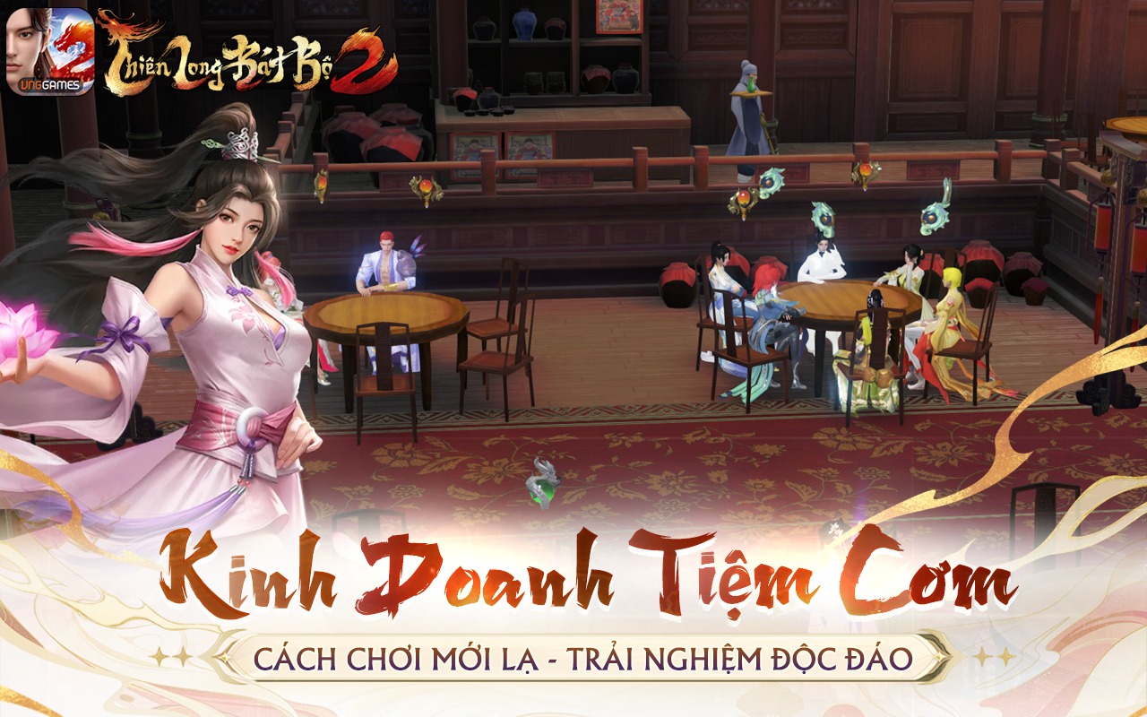 Thiên Long Bát Bộ 2 VNG: Chỉ còn 6 ngày nữa game thủ có thể ghé Tửu Lầu để thưởng thức