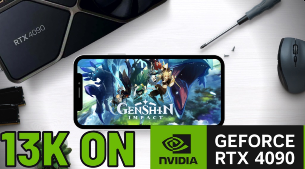 RTX 4090 cho phép game thủ chơi Genshin Impact ở độ phân giải 13K một cách dễ dàng 