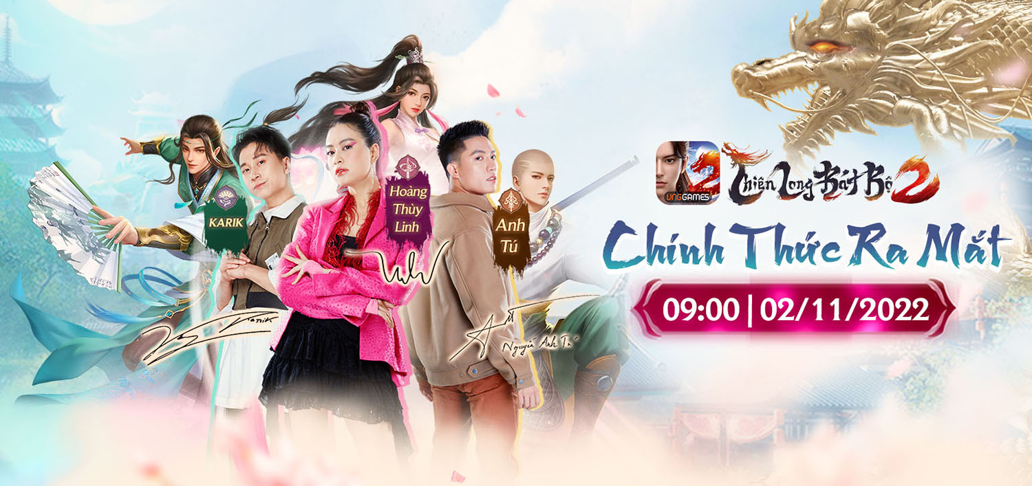 Hôm nay 02/11 Thiên Long Bát Bộ 2 VNG chính thức ra mắt, chào đón cộng đồng game thủ Việt bằng nhiều sự kiện hấp dẫn