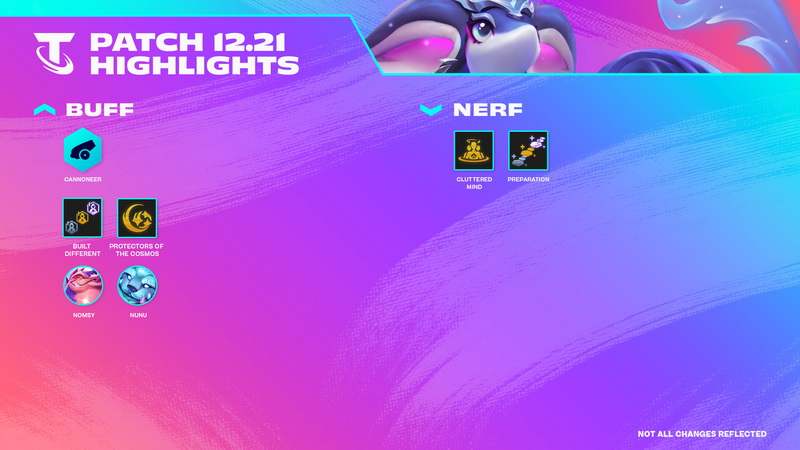 DTCL: Chi tiết bản cập nhật 12.21 - Buff nhẹ cho Pháo Thủ và một số hệ tộc nhỏ