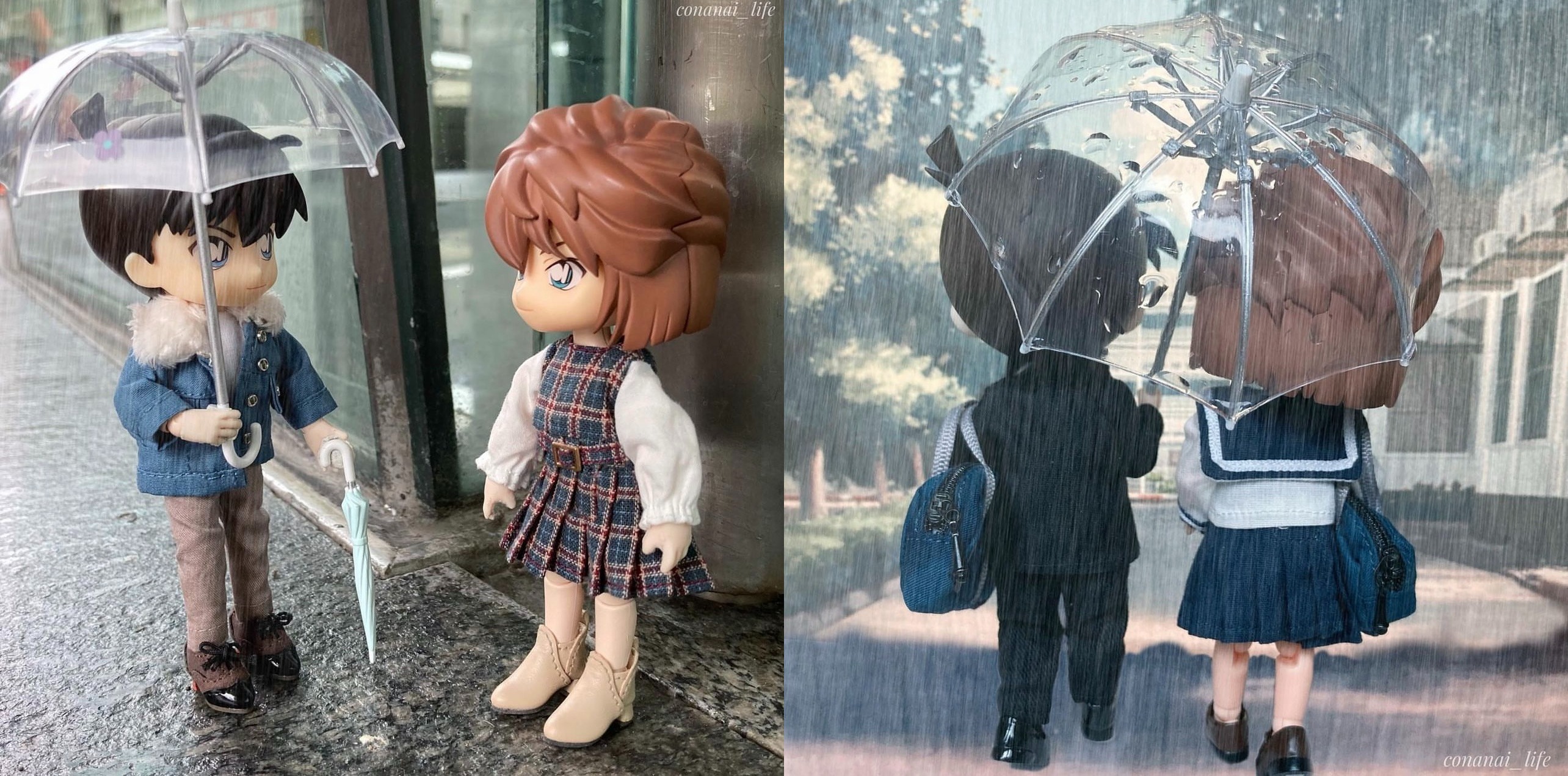 Mô hình mini cute hết nấc dành cho những fan couple Conan - Haibara (Phần 1)