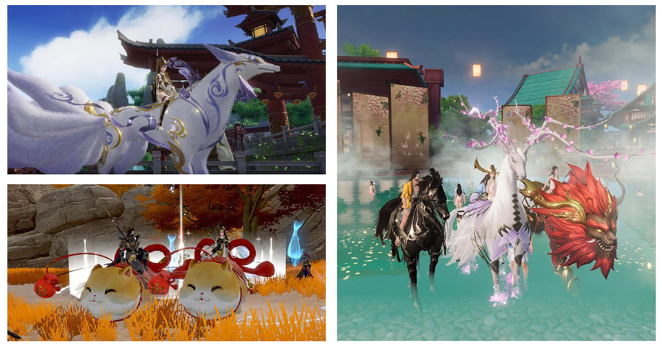 Hệ thống thú cưỡi Võ Lâm Truyền Kỳ MAX siêu đẹp & đa dạng