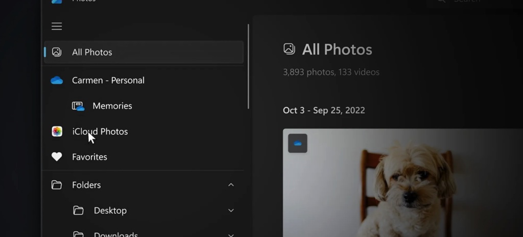 Microsoft bắt đầu tích hợp iCloud Photos lên Windows 11 