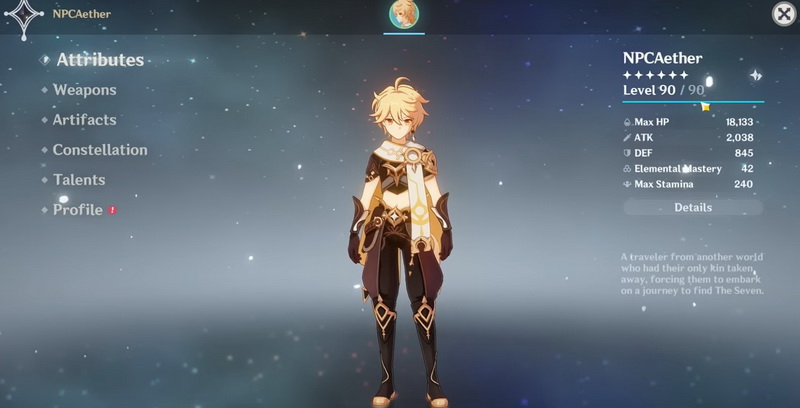 Genshin Impact: Game thủ try hard game với Nhà Lữ Hành không Nguyên Tố tận 2 năm 